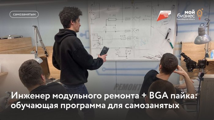 Инженер модульного ремонта+BGA пайка (базовый) (обучающая программа)