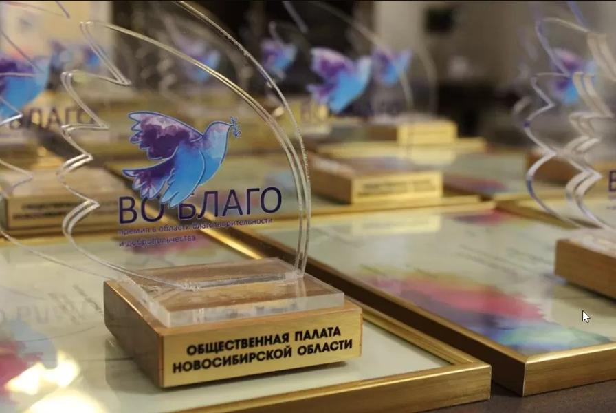 Общественная палата Новосибирской области объявила премию за вклад в области благотворительности и добровольчества «Во Благо»